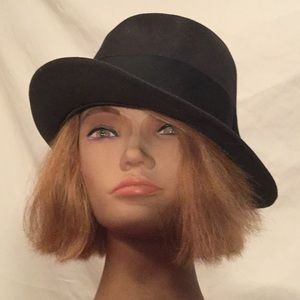 Vintage Black Fedora “Rapallo”